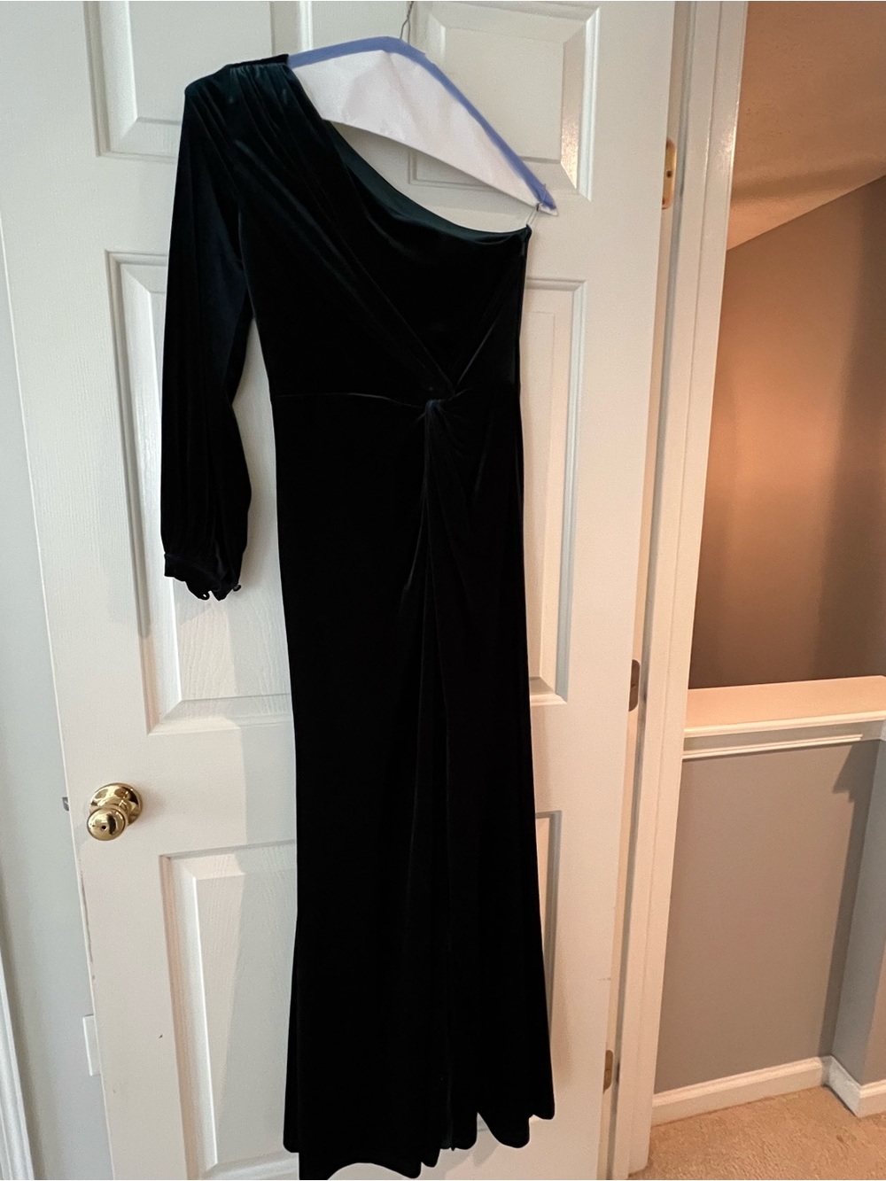 Revelry Aurora Velvet Dress - Classic Emerald